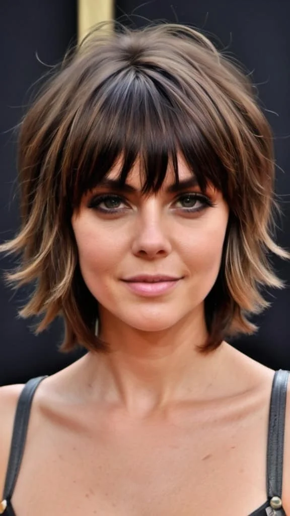 Choppy Shag Long Shag Haircuts