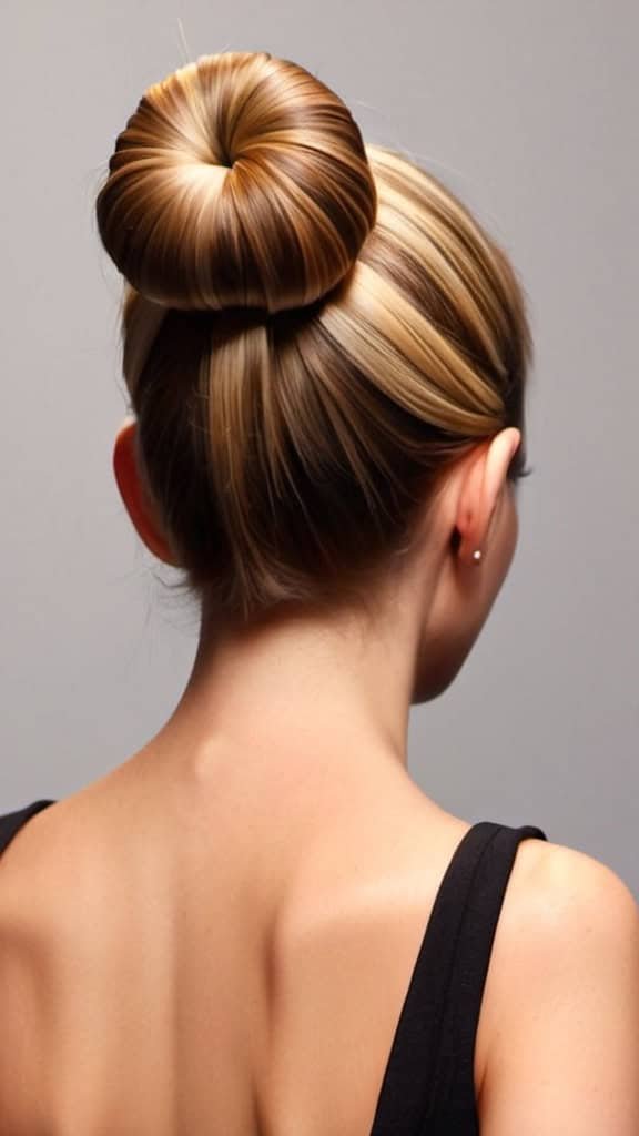 Classic Bun Creative Updo Ideas for Short Hair