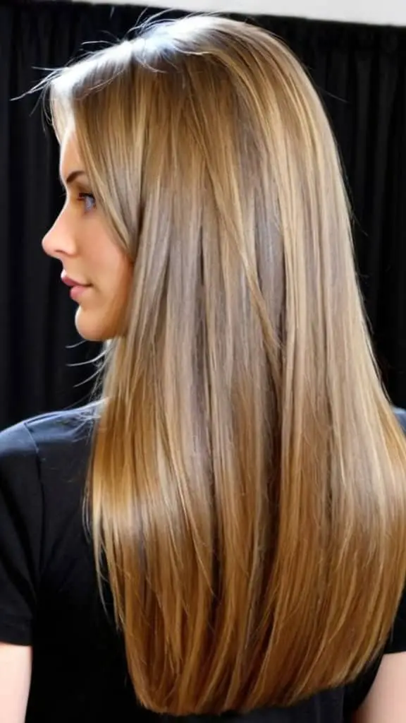 Clipped Ends Hairstyles for Long Straight Hair