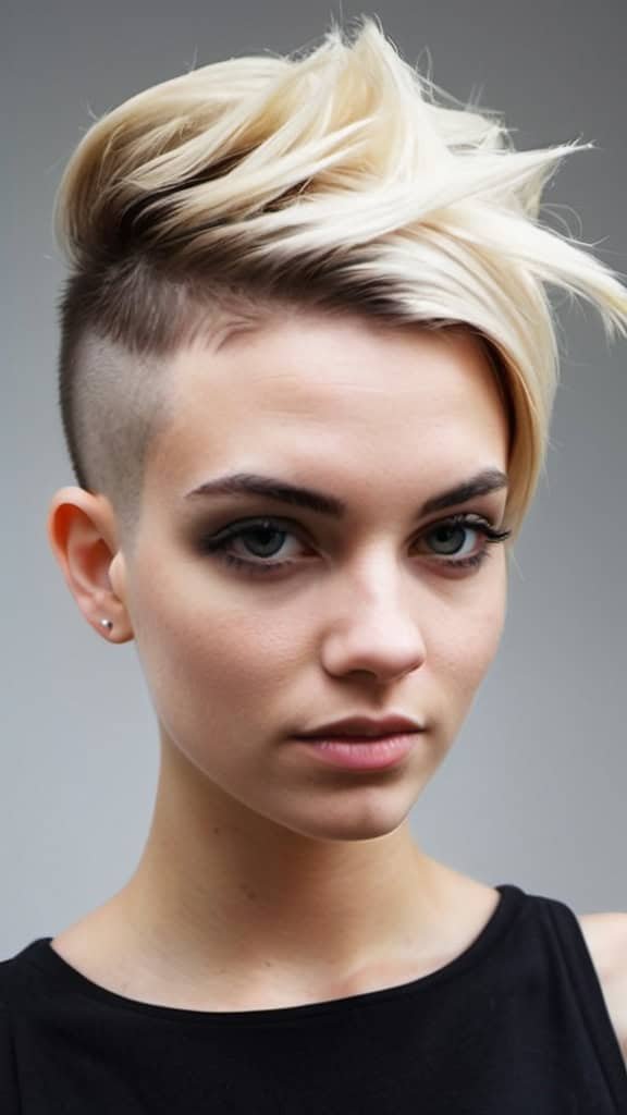 Cool Asymmetrical Undercut women undercut hairstyle