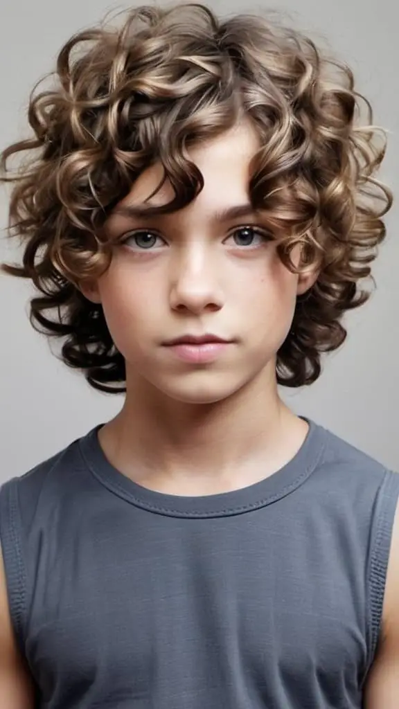 Curly Mop With Fade Chin Length Hairstyles
