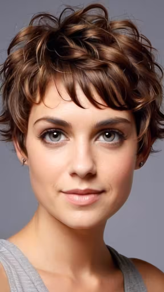 Curly Pixie Cut Short Layered Hairstyles