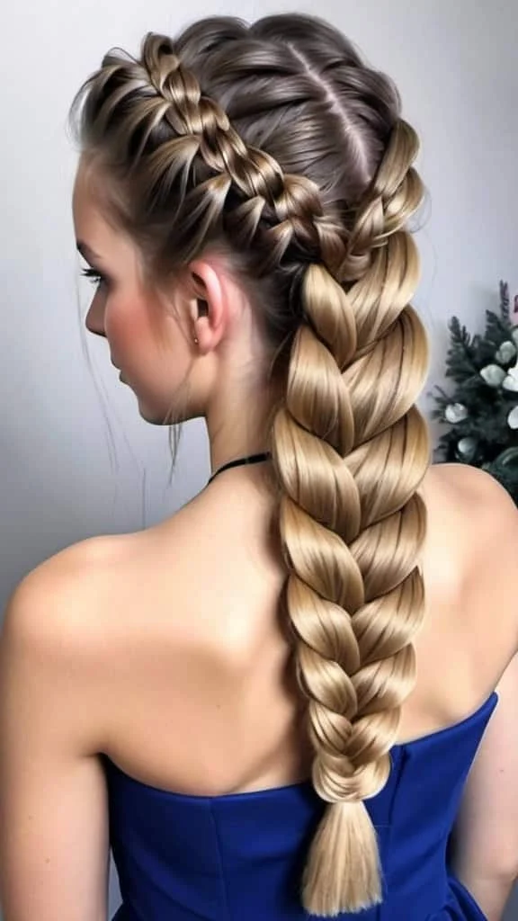 Double Dutch Braids Prom Hairstyles for Long Hair