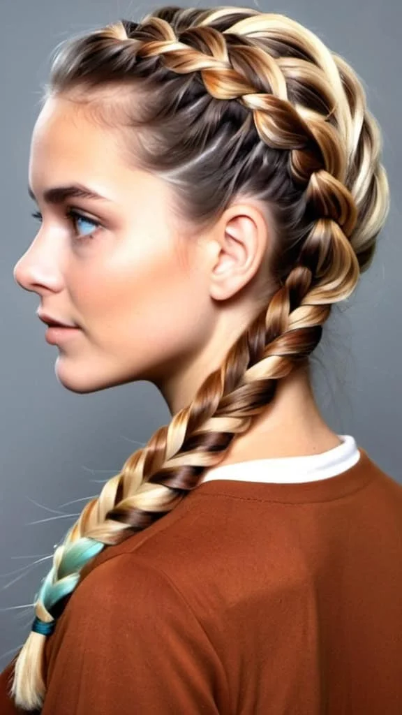 Dutch Braid Fall Hairstyles for the Autumn