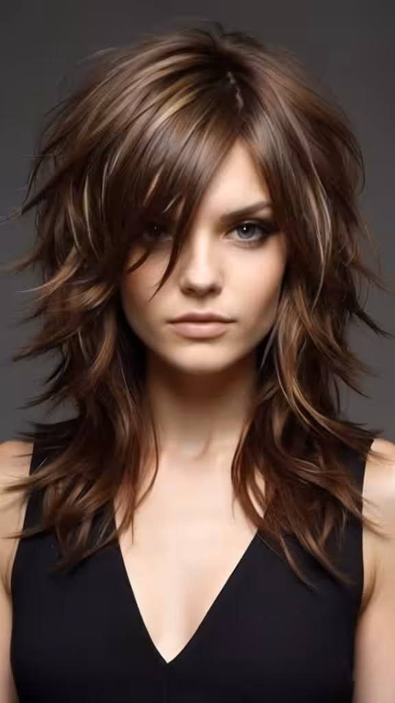 Edgy Layered Wavy Cut Layered Hairstyles for Long Hair