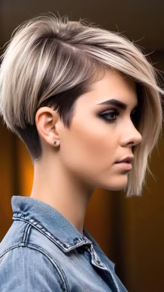 Edgy Undercut Wedge Wedge Haircuts
