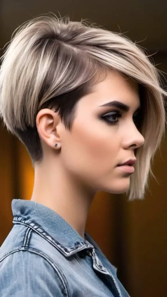 Edgy Undercut Wedge Wedge Haircuts
