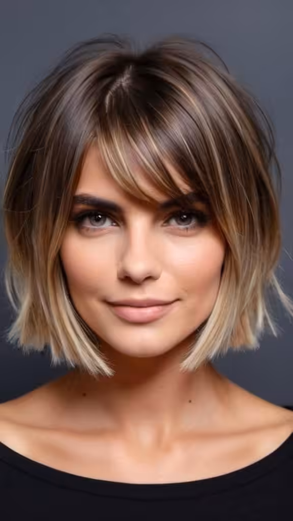 Face-Framing Balayage Balayage Short Hair Looks