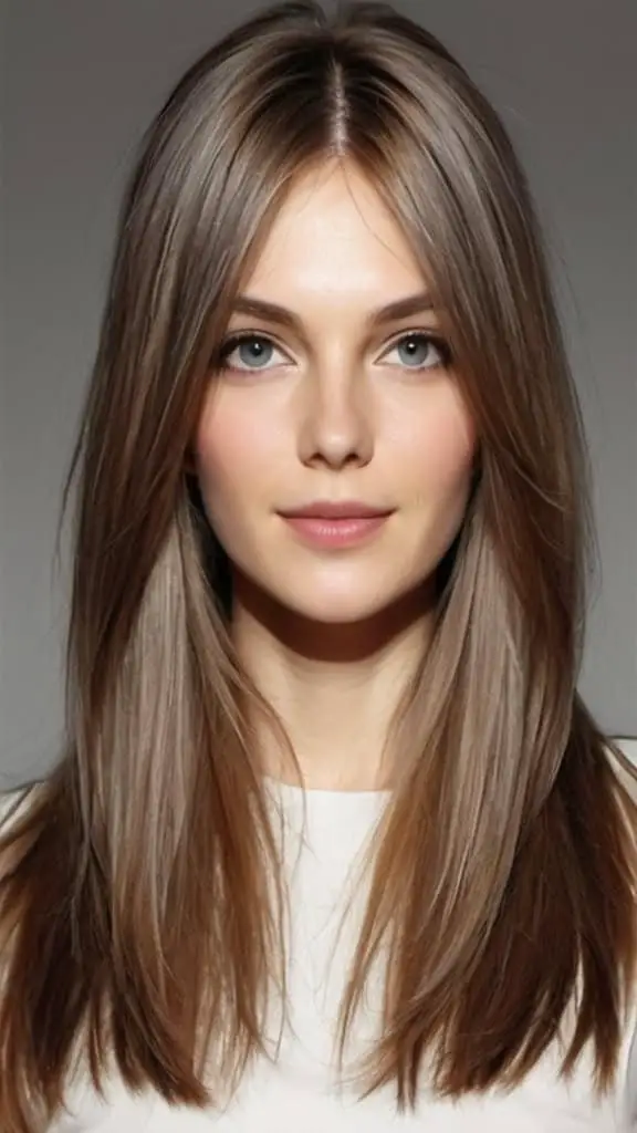Face-Framing Layers Hairstyles for Long Thin Hair