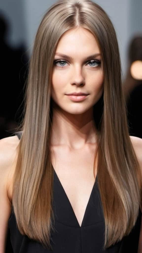 Face Framing Pieces with Trimmed Ends Hairstyles for Long Straight Hair