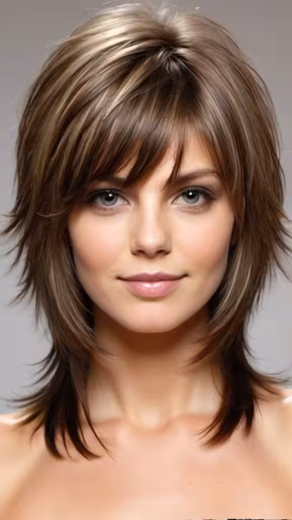 Feathered Chunky Layers Long Haircuts for Fine Hair for an Added Volume