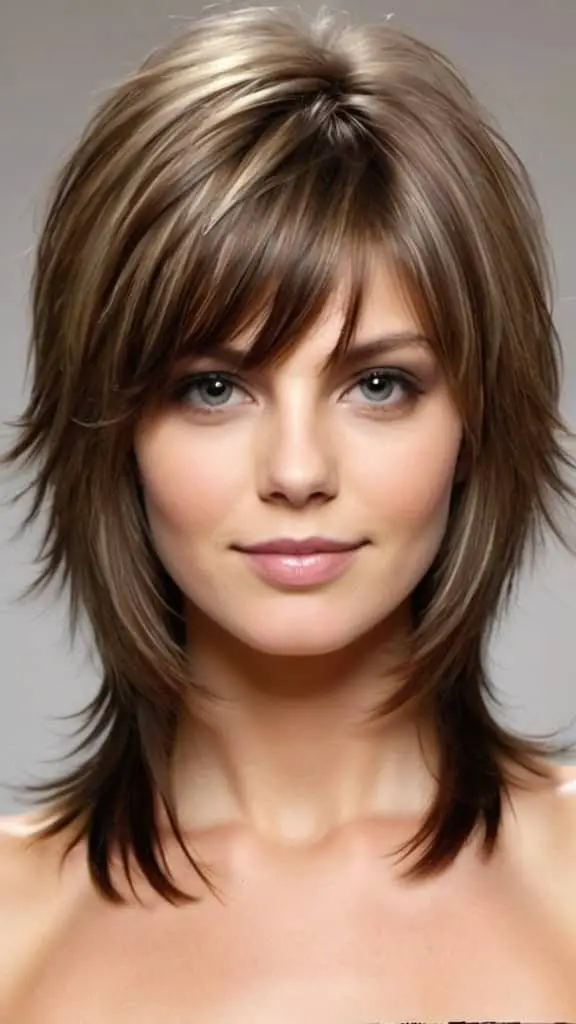 Feathered Chunky Layers Long Haircuts for Fine Hair for an Added Volume
