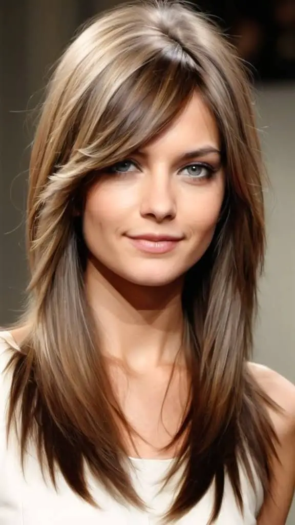 Feathered Layers Hairstyles for Long Straight Hair