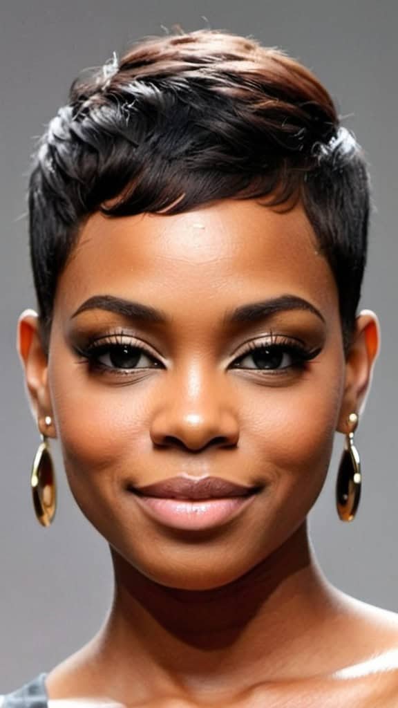 Female Fade Haircut Short Hairstyles for Black Women