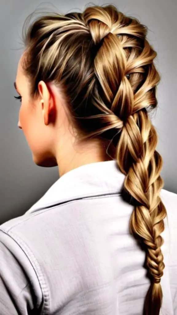 Fishtail Braid Ponytail Braided Hairstyles for Long Hair
