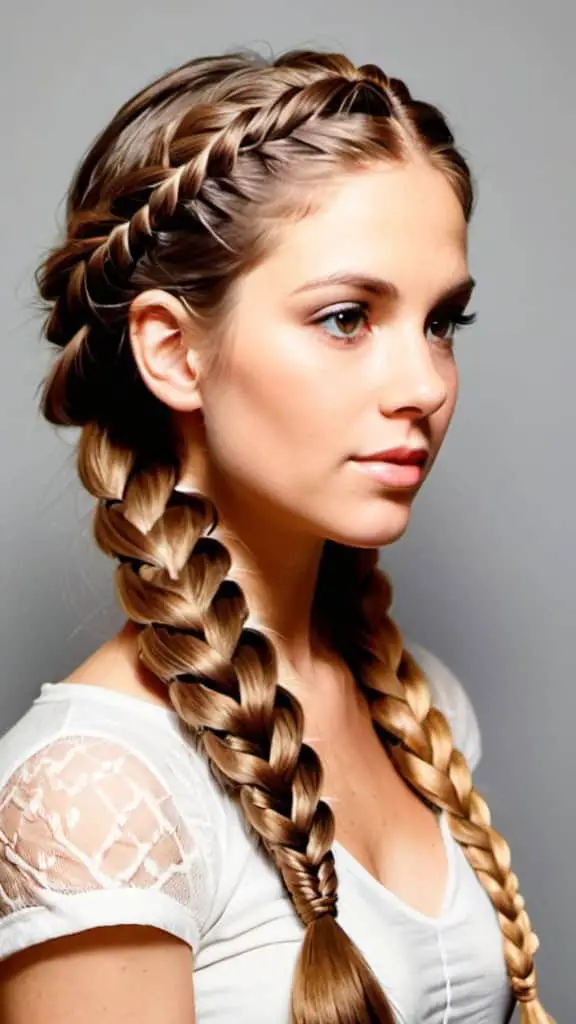 Fishtail Side Braid Braided Hairstyles for Long Hair