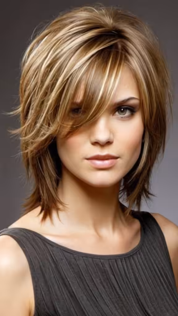 Flipped Layered and Textured Cut Layered Hairstyles for Long Hair
