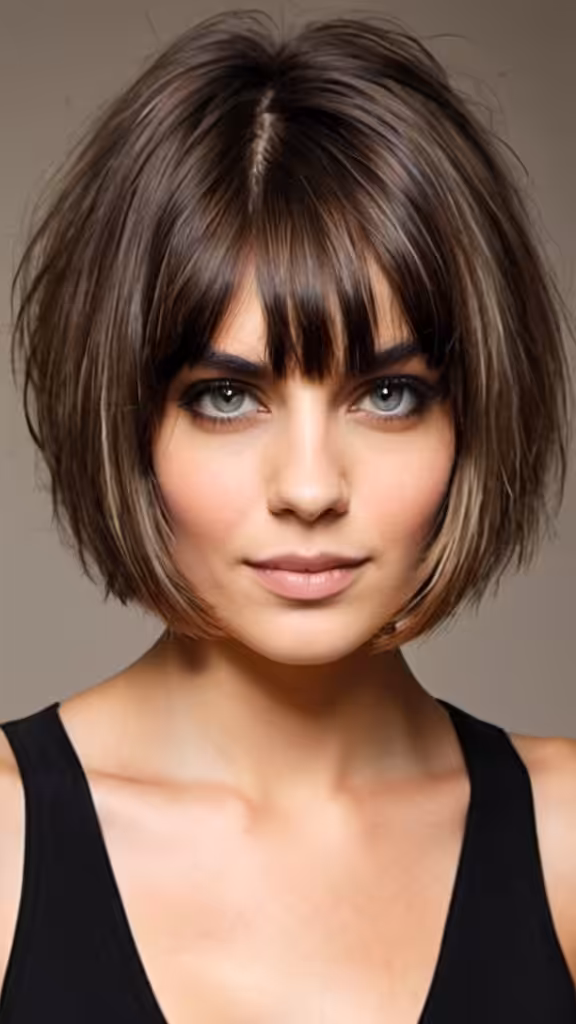 Jaw-Length Choppy Bob Short Choppy Haircuts