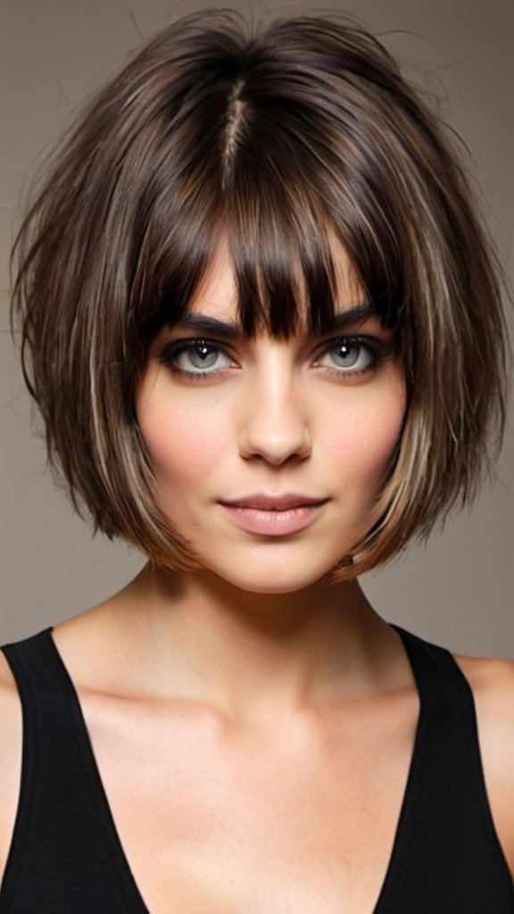 Jaw-Length Choppy Bob Short Choppy Haircuts
