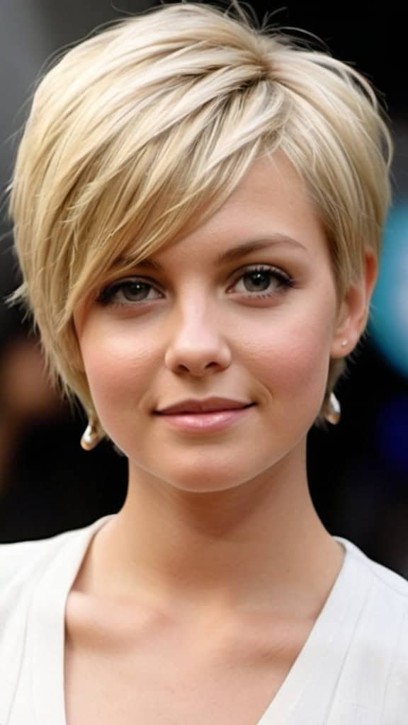 Layered Crop Cut Short Blonde Hairstyles