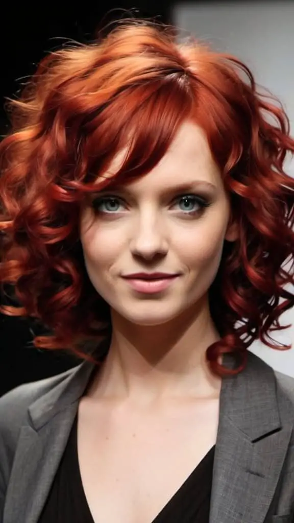 Layered Curly Cut Nifty Red Hairstyles