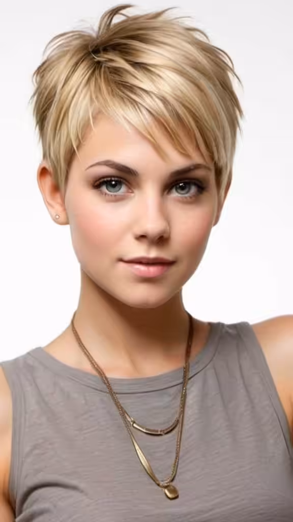 Layered Pixie Short Blonde Hairstyles