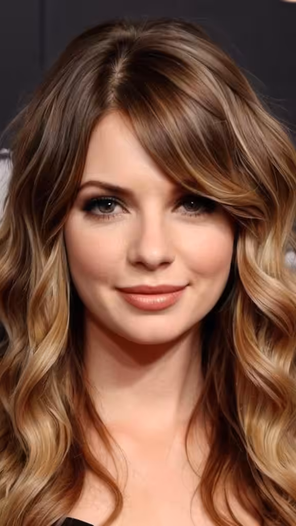 Long Beach Waves Long Hairstyles for Women with Round Faces