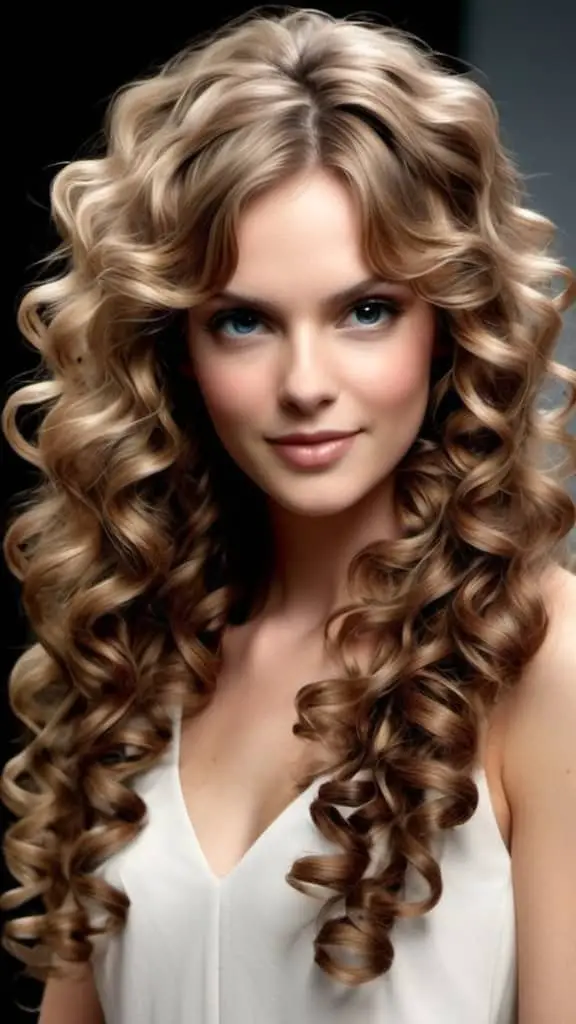 Long Bouncy Curls Long Curly Hairstyles
