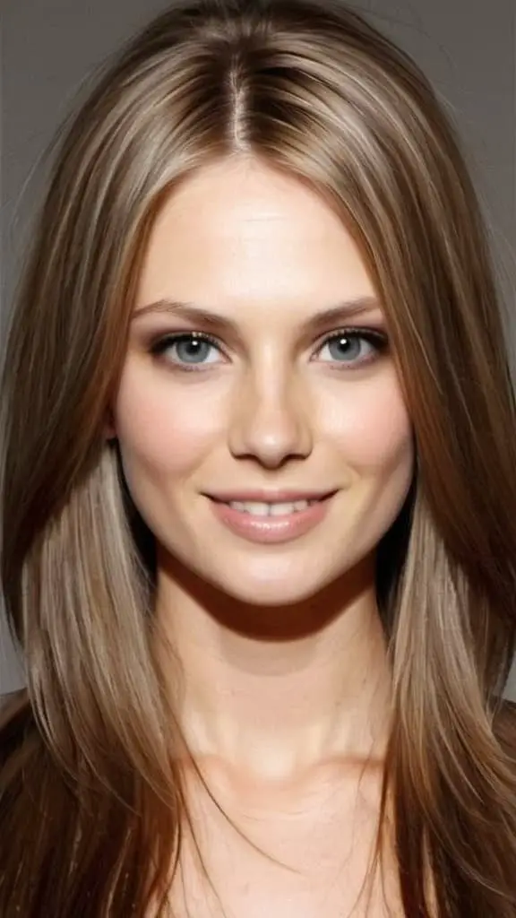 Long Hair With Face Framing Flicks Hairstyles for Long Thin Hair