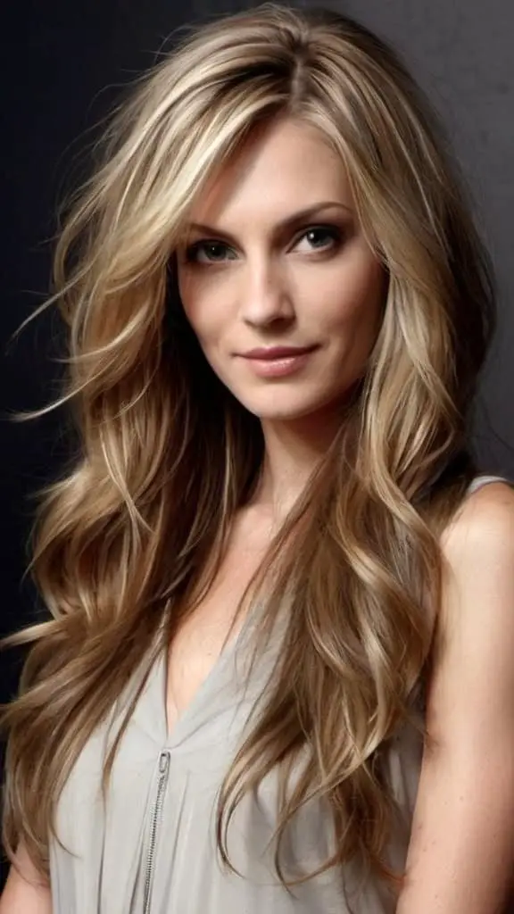 Long Layered Waves Hairstyles for Long Thin Hair