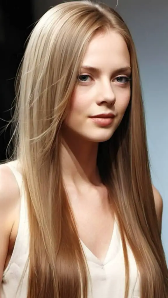 Long Straight Hair Long Open Hair Hairstyles