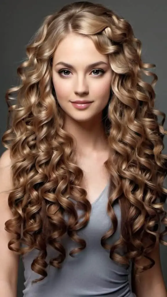 Long Tight Curls Long Open Hair Hairstyles