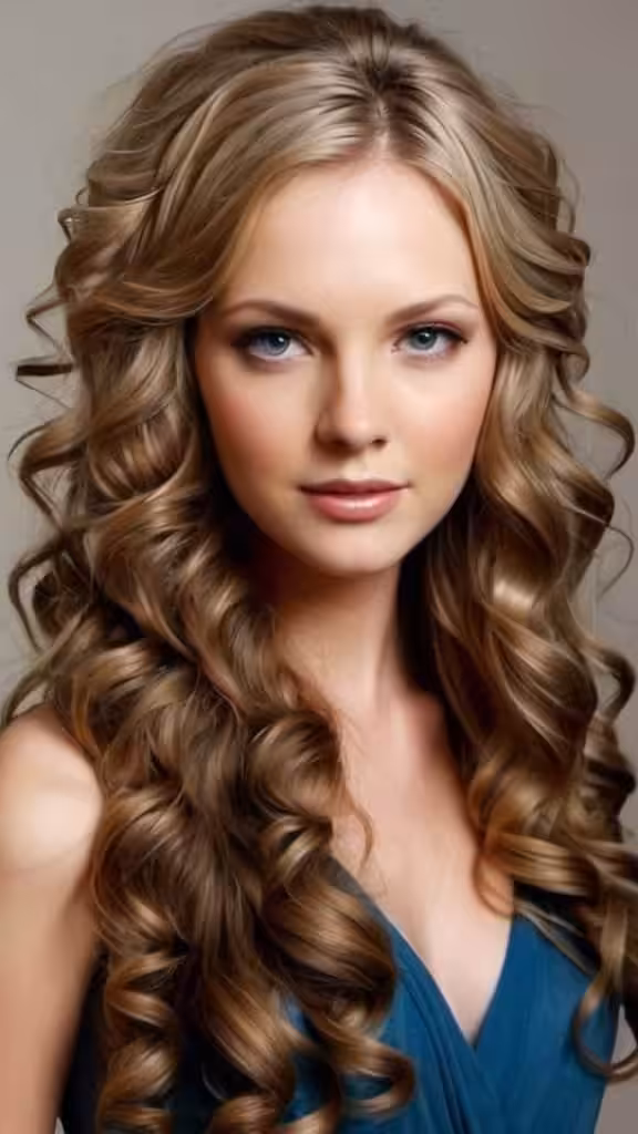 Loose Curls Long Open Hair Hairstyles