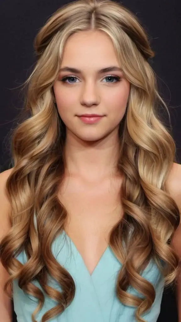 Loose Waves Prom Hairstyles for Long Hair