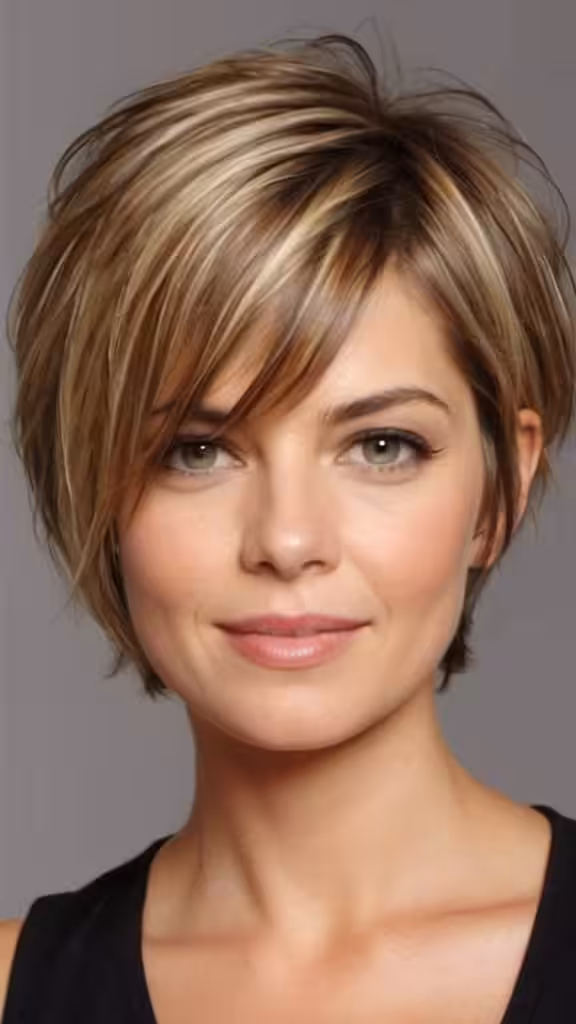 Concave Layers Short Layered Hairstyles