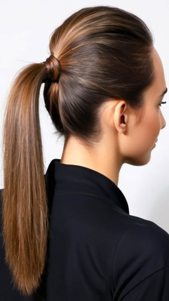 Low Ponytail Hairstyles for Long Natural Hair