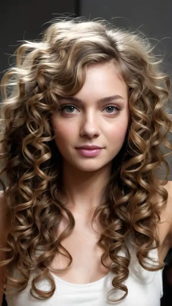Messy Curls Long Curly Hairstyles