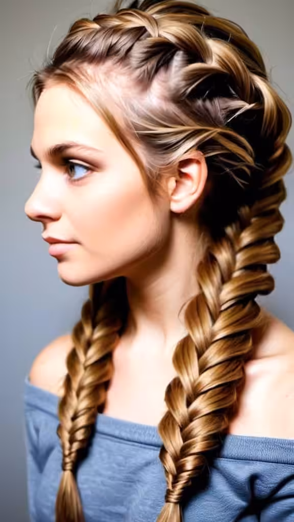 Messy Fishtail Braid Braided Hairstyles for Long Hair