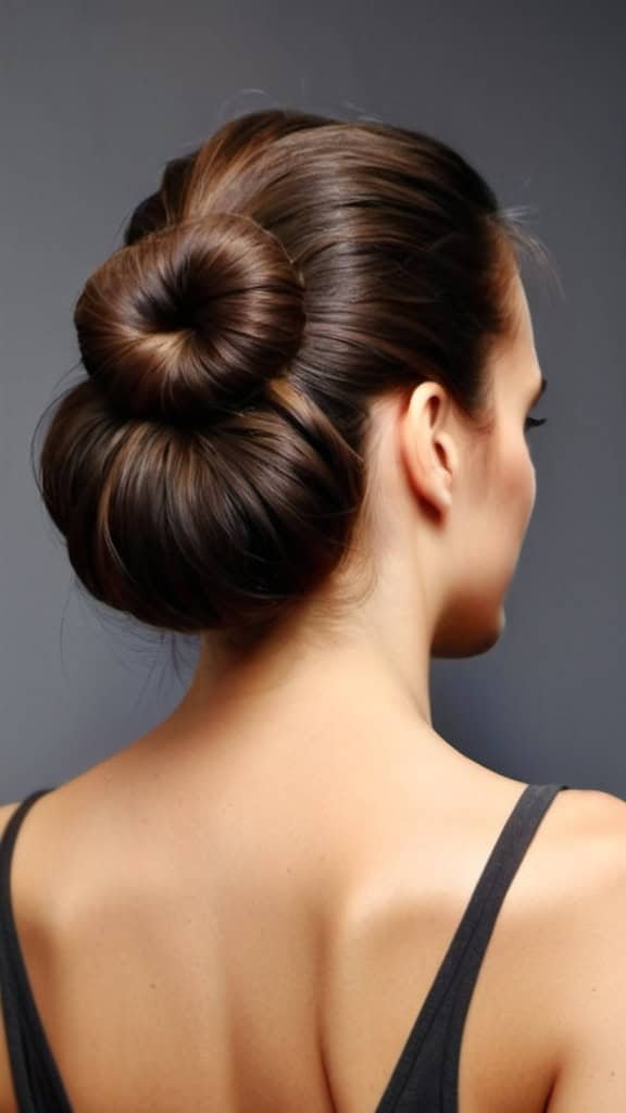 Nape Bun Casual Updos for Long Hair