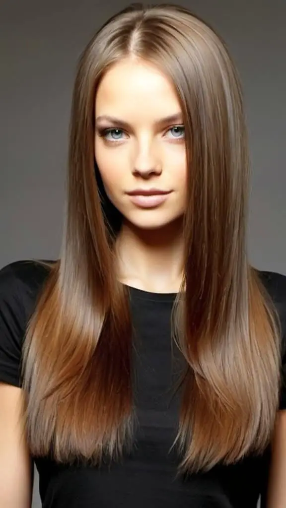One Length Hairstyle Hairstyles for Long Straight Hair