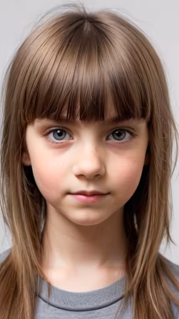 Piece-y Fringe Short Hairstyles for Girls of All Ages