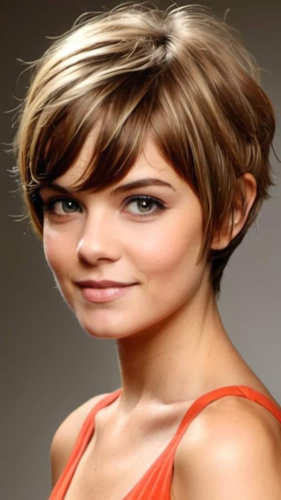 Pixie Bob with Bangs Pixie Haircuts for Thick Hair