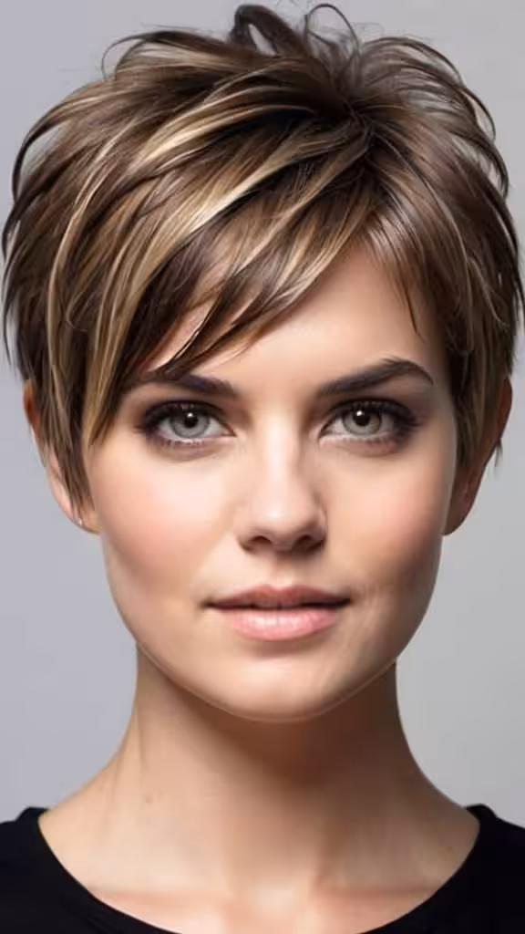 Razored Crop Cut Short Layered Hairstyles