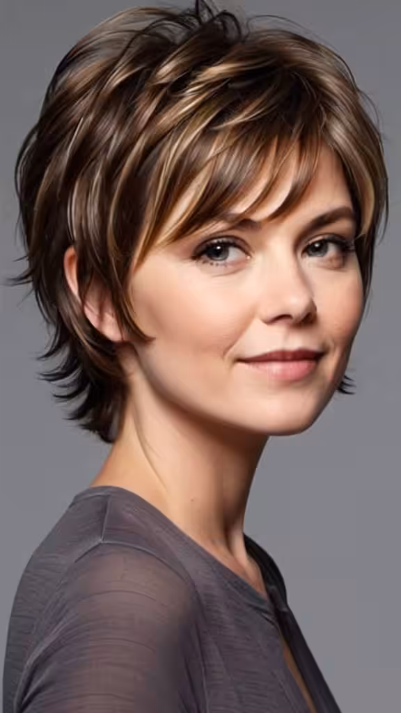 Relaxed Shag Short Layered Hairstyles