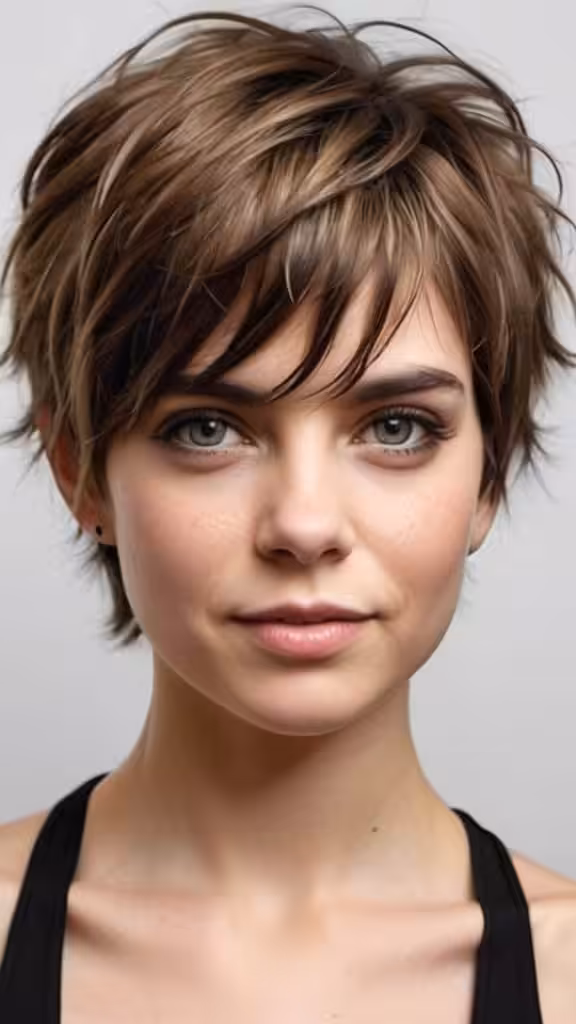 Shaggy Pixie Best Pixie Haircuts for Women