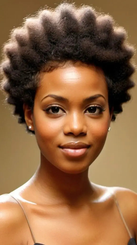 Short Afro Natural Hairstyles for Short Hair