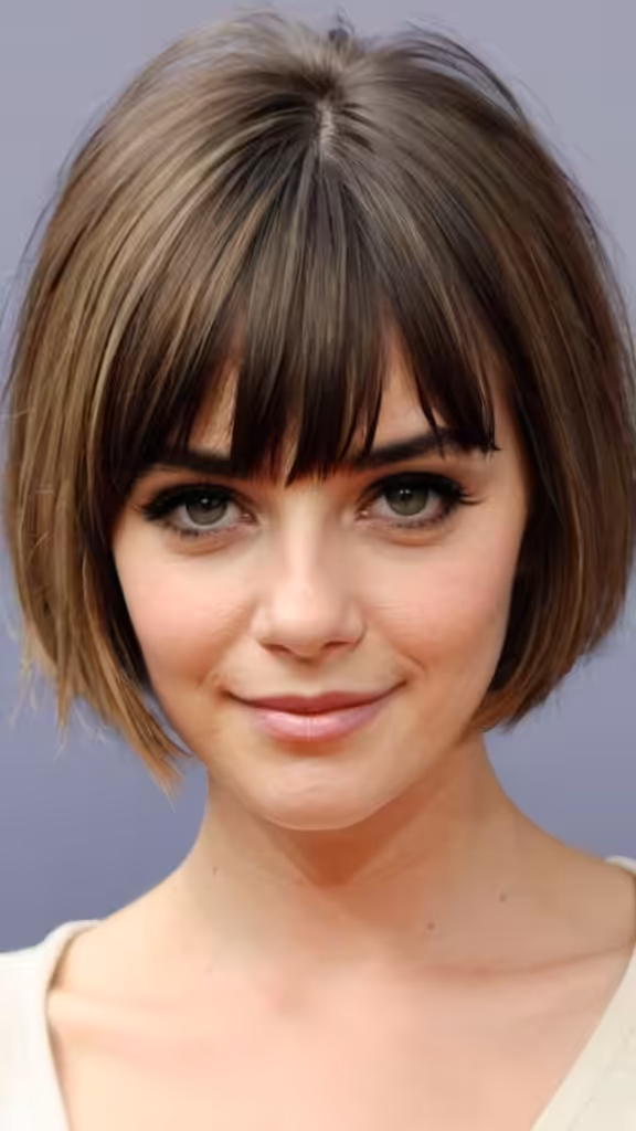 Short Hair with Soft Bangs Short Hairstyles for Girls of All Ages