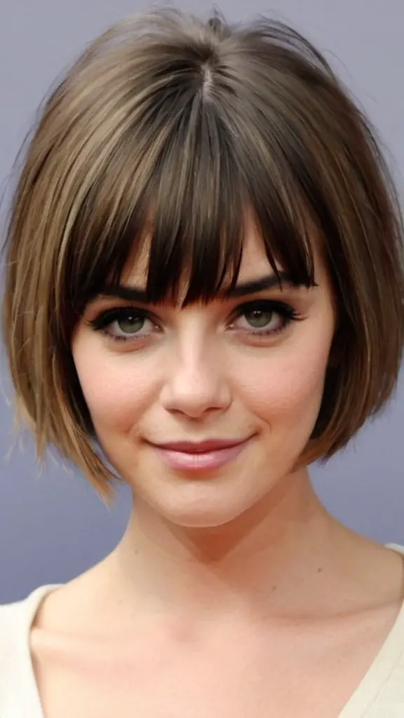 Short Hair with Soft Bangs Short Hairstyles for Girls of All Ages