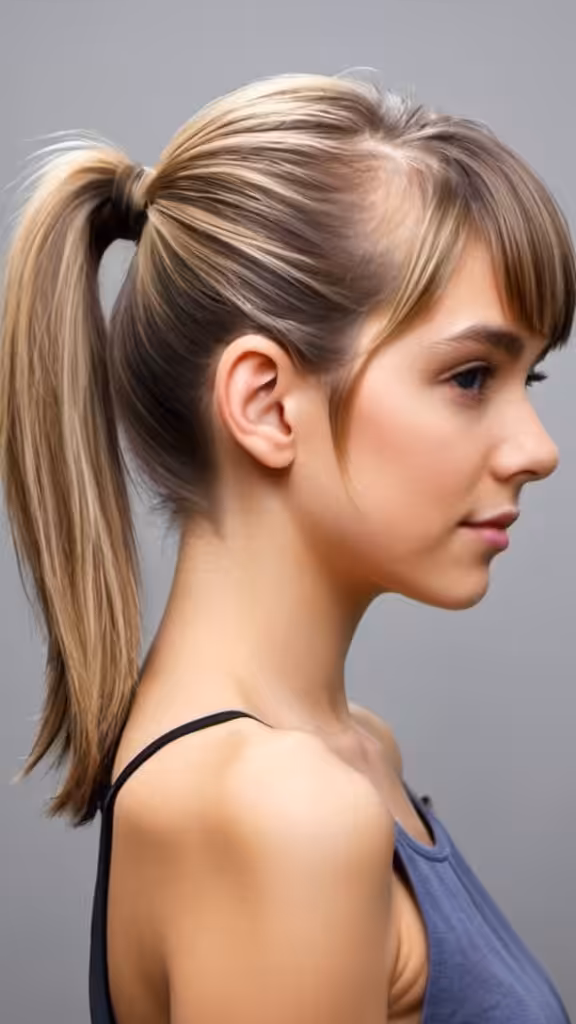 Short Low Ponytail Baby girl hairstyles