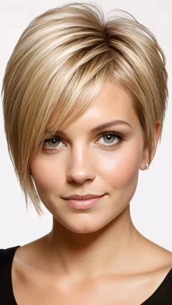 Short Stacked Cut Short Blonde Hairstyles